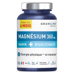 Granions double magnsium 360 mg - format eco - 6 mois - 180 comprims