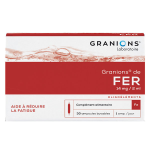 Granions de fer 30 ampoules