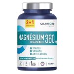 Granions magnesium bisglycinate 360mg anti stress vitamine b6 180 comprim�s