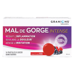 Granions mal de gorge intense dispositif m�dical fruits rouges 16 pastilles