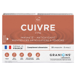 Granions oligo cuivre 2mg 30 ampoules