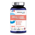 Granions omga 3 1000mg - haute concentration epa dha et vitamine e 60 capsules