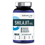 Granions shilajit 1000 mg - shilajit pur himalaya - 60 glules - format 1 mois