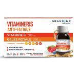 Granions vitamines anti - fatigue - vitamine c, gele royale, hibiscus - 10 shots