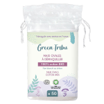 Green tribu maxi ovales  dmaquiller 100% coton bio ? x50