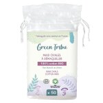 Green tribumaxi ovales d�maquillants 100% coton bio x50