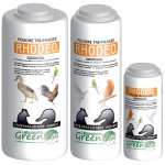 Greenvet rhodeo antiparasitaire naturel externe et de l'environnement flacon poudreur de 500g Greenvet rhodeo antiparasitaire naturel externe et de l'environnement flacon poudreur de 500g