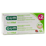 Gum activital dentifrice gel lot de 2 x 75ml