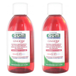 Gum bain de bouche gingidex traitement d'attaque anti - plaque 300ml lot de 2