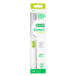 Gum brosse  dents electrique n4100 sonic daily soft blanche