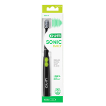 Gum brosse à dents electrique n°4100 sonic daily soft noire Gum brosse à dents electrique n°4100 sonic daily soft noire