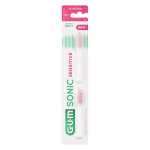 Gum brosse  dents electrique n4111 sonic sensitive recharge ultra soft 2 units