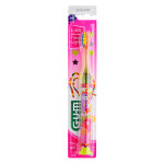 Gum brosse � dents timer light + 7 ans souple rose jaune