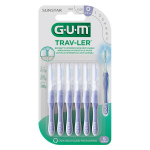 Gum brossettes interdentaires trav ler 0, 6mm - rf 1312 - 6 units