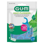 Gum fil dentaire easy flossers cir� menthe fra�che 30 unit�s