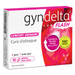 Gyndelta flash confort urinaire cure d'attaque 10 gélules Gyndelta flash confort urinaire cure d'attaque 10 gélules