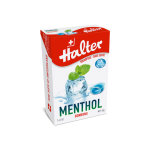 Halter bonbon suisse sans sucre menthe double action 40g Halter bonbon suisse sans sucre menthe double action 40g