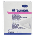 Hartmann atrauman compresse grasse 5 x 5cm 10 units