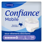 Hartmann confiance mobile absorption 8 gouttes - taille l - 14 sous - vtements