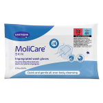 Hartmann molicare skin gants de toilette imprgns 8 units
