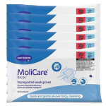 Hartmann molicare skin gants de toilette imprgns 8 units - lot de 6