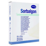 Hartmann sorbalgon pansement alginate de calcium compresses 10 x 10cm 10 units