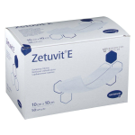 Hartmann zetuvit - e pansement absorbant amricain non strile avec dos hydrophobe 10 x 10cm 50 units ...