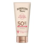 Hawaiian tropic lotion solaire visage glowing protection spf 50, 50ml