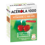 Herbesan acrola 1000 et vitamine c 180mg 30 comprims effervescents