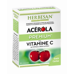 Herbesan acrola premium vitamine c 500 30 comprims  croquer