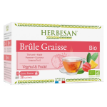 Herbesan bio infusion brûle graisse 20 sachets Herbesan bio infusion brûle graisse 20 sachets