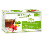 Herbesan bio infusion détox saveur citron n°16 20 sachets Herbesan bio infusion détox saveur citron n°16 20 sachets