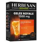 Herbesan gele royale 1500mg 20 ampoules de 10ml