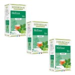 Herbesan infusion m�lisse bio 20 sachets lot de 3