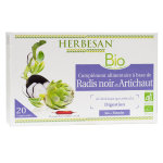 Herbesan radis noir artichaut bio 20 ampoules 15ml