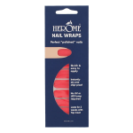 Herme nail wraps hot pink