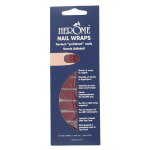 Herme nail wraps red wine