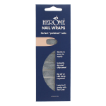 Herme nail wraps silver glitter