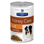 Hill's prescription diet canine k / d kidney care aliment humide poulet 354g