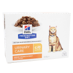 Hill's prescription diet feline c / d urinary care aliment humide poulet 12 x 85g