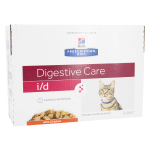 Hill's prescription diet feline i / d digestive care aliment humide poulet 12 x 85g