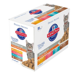 Hill's science plan feline sterilised cat aliment humide mixte poulet saumon dinde truite 12 x 85'