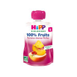 Hipp bio 100% fruits gourde pommes ananas p�ches + 6m 90g
