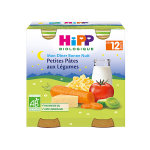 Hipp bio mon dner bonne nuit bol petites ptes aux lgumes + 12m 2 x 250g