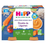 Hipp bio mon dner bonne nuit bol risotto de lgumes + 8m 2 x 190g