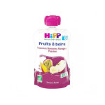 Hipp bio fruits à boire gourde pommes bananes mangues passion + 8m 90ml Hipp bio fruits à boire gourde pommes bananes mangues passion + 8m 90ml