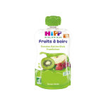 Hipp bio fruits à boire gourde pommes raisins kiwis framboises + 12m 120ml Hipp bio fruits à boire gourde pommes raisins kiwis framboises + 12m 120ml