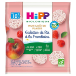Hipp bio mon goter plaisir galettes de riz  la framboise + 10m 30g