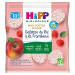 Hipp bio mon goûter plaisir galettes de riz à la framboise + 10m 30g Hipp bio mon goûter plaisir galettes de riz à la framboise + 10m 30g