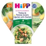 Hipp bio les petits gourmets assiette fondue pommes de terre lgumes verts saumon + 12m 230g